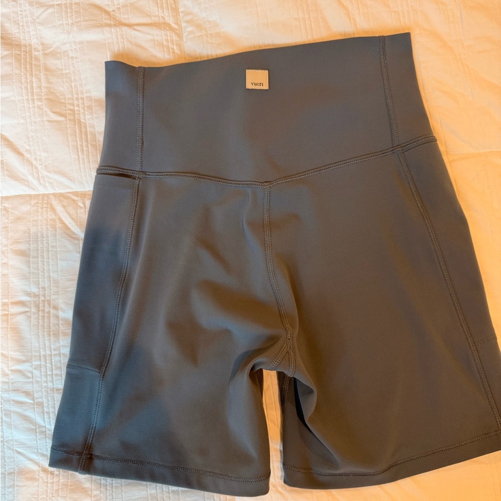 Women's Gray High-Waisted Shorts